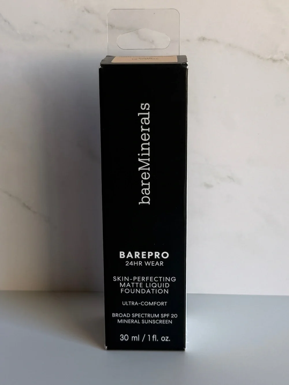 NEW bareMinerals BAREPRO 24HR Matte Liquid Foundation SPF 20 Fair 12 Cool
